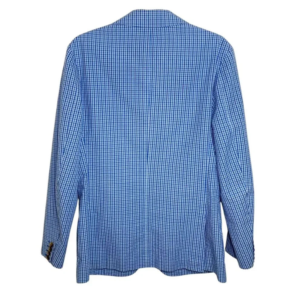 MEN'S VINEYARD VINES Seersucker Blazer - Picture 2 of 8